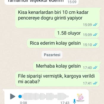 Filelog Kedi Filesi Ödeme Yaptım, Ürün Gelmedi, Telefon Ve Mesajlara Cevap Verilmiyor!