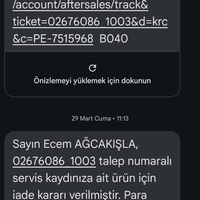 Karaca Züccaciye Karaca İade Sorunu