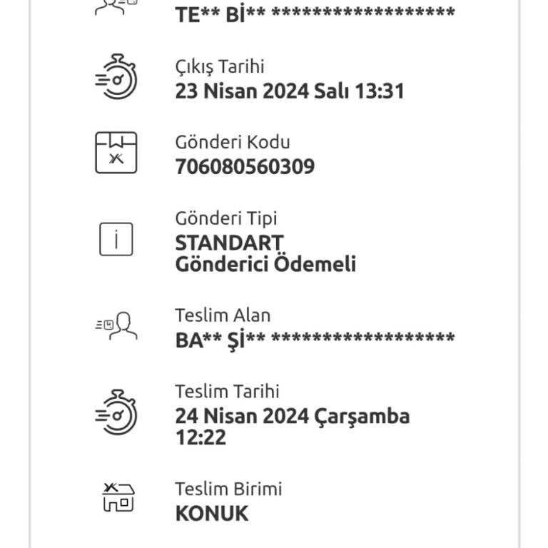 Yurtiçi Kargo Yanlış Kişiye Ürünümü Teslim Etti