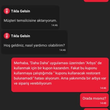 Daha Daha Ve Tıkla Gelsin Kupon Hatası