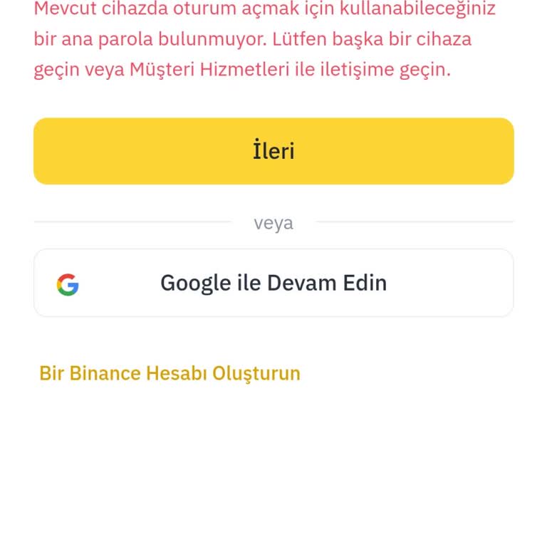 Binance Biyometrik Doğrulama Sorunu