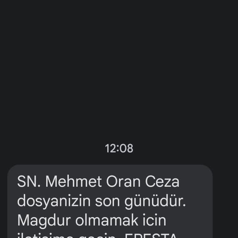 ERESTA (SMS) Eresta Hukuk Dan Şikayetçiyim