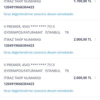 İş Bankası Hizmet Karşılığı Olmayan Kredi Kartından Çekilen Para