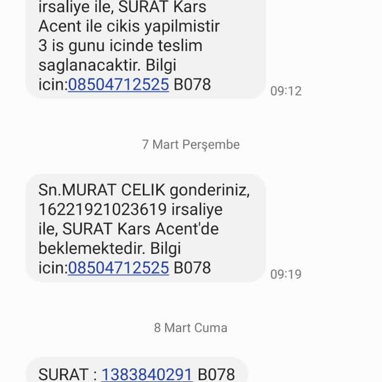 Sürat Kargo Ürün İadesinde Paranın Alıcıya Ödenmemesi