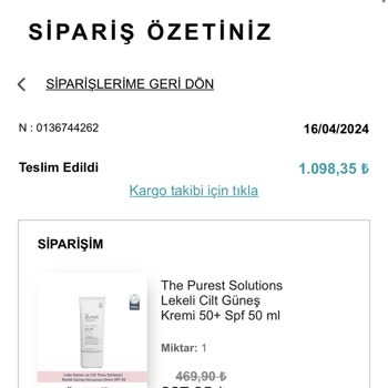 The Purest Solutions Güneş Kremi Mağduriyeti