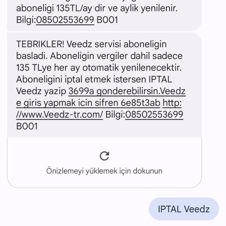 Veedz-tr.com Paramın İade Edilmesini Talep Ediyorum