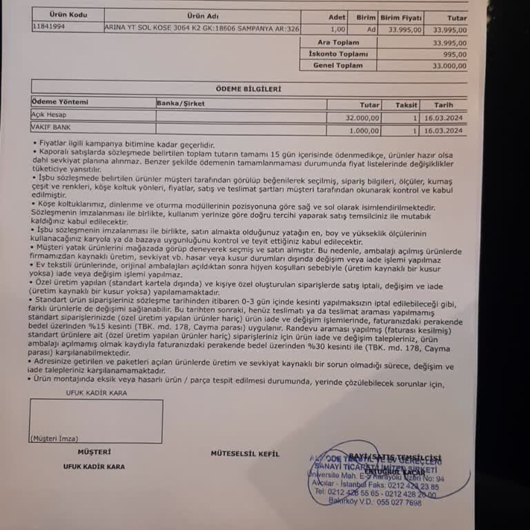 Divanev Ürünümü Teslim Etmiyor