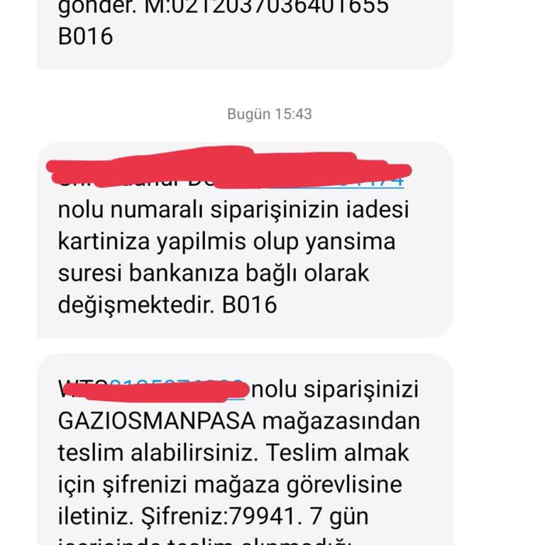 Watsons Online Sipariş İle İlgili Yapılan Yanlış