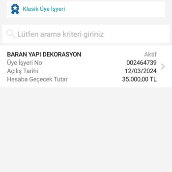 Garanti Bankası Pos Cihazdan