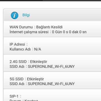 Superonline Daha 1 Hafta Olmadan Koptu