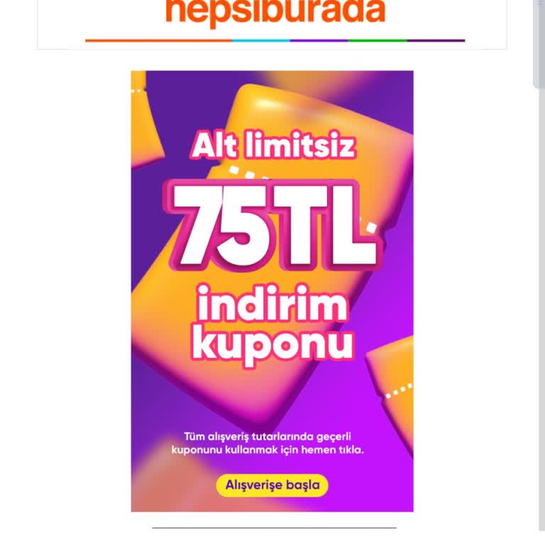 Hepsiburada Kupon Yanıltıcı Mail