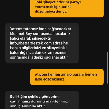 Betrar Yatırım Yaparken Yaşadığım Sorunlar Ve Mağduriyet