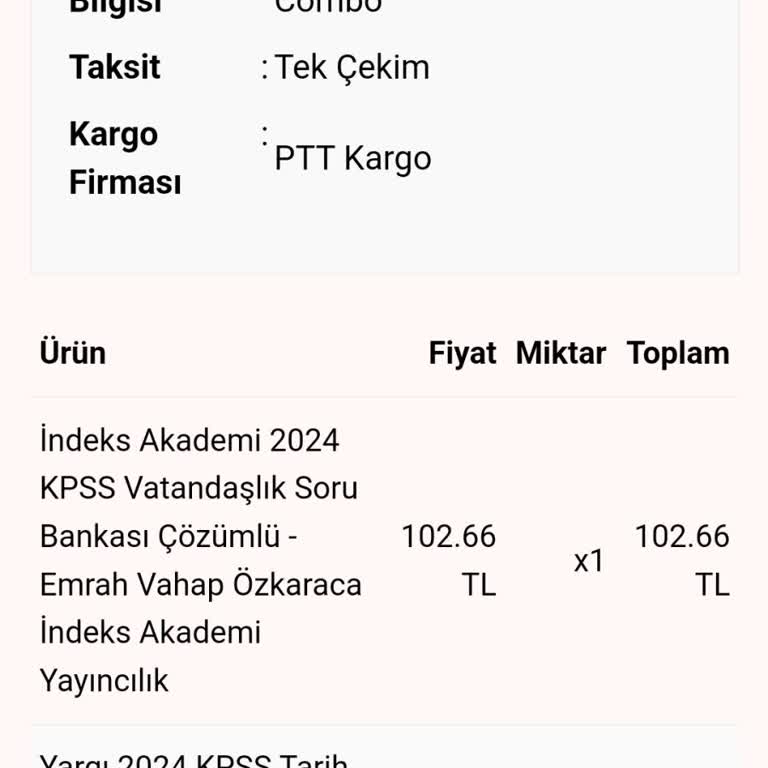 İndeks Kitap Siparişi Getirmiyor Acil