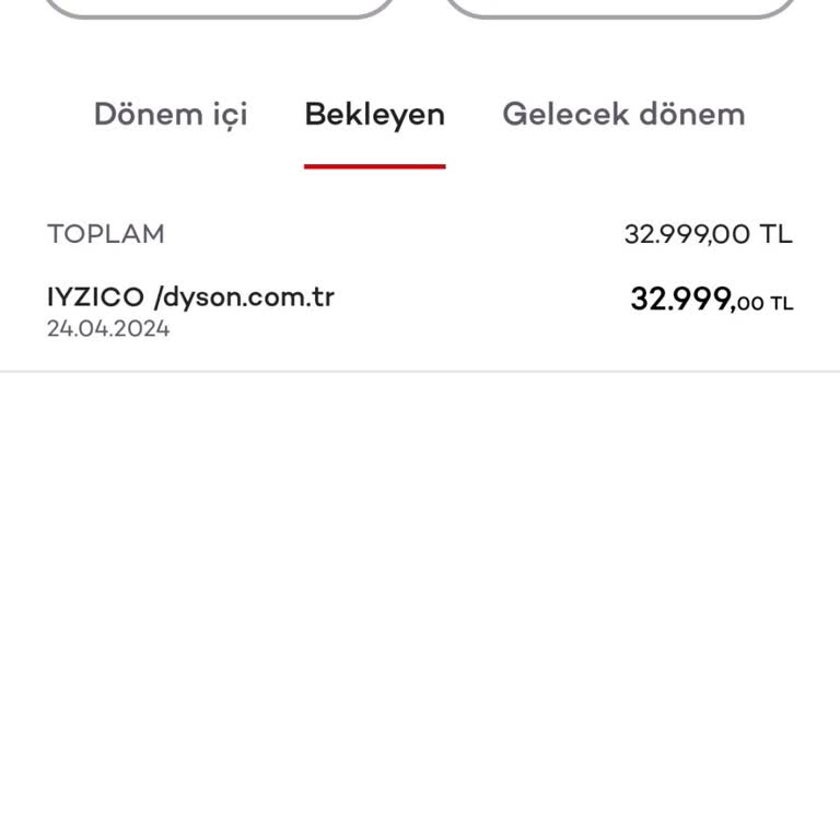 Dyson Gen5 Para Çekildi Ürün Siparişi Yok