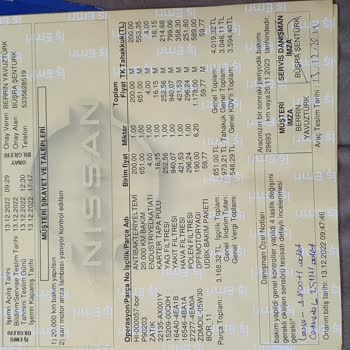 Nissan Qashqai Her Yol Motor Arıza Işığı Yanması