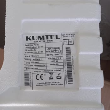 Kumtel Ankastre Fırın Eksik Montaj