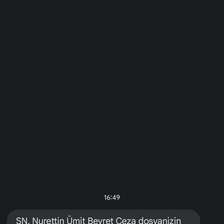 ERESTA (SMS) Haksız Ceza Dosyası İddiası İle Karşı Karşıyayım