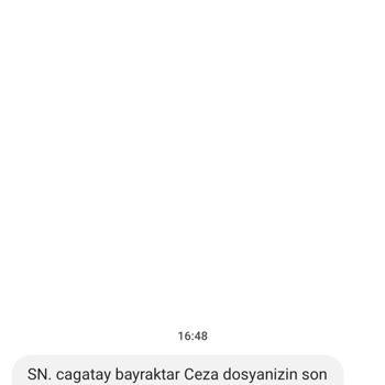 ERESTA (SMS) Eresta Hukuk Cezanızın Son Günü SMS