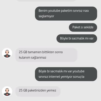 Vodafone Ultra Sınırsız Red'li 25 GB