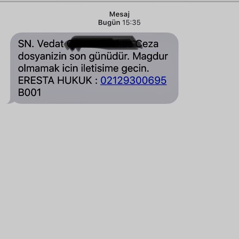 ERESTA (SMS) Eresta ( SMS ) Eresta Hukuk SMS Hakkında.