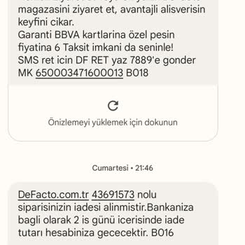 DeFacto İade Sürecinde Yaşanan Gecikme Sorunu
