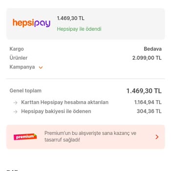 Hepsiburada Premium Puan Silme