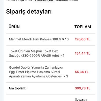 Yerlimarkt.com Yerlimarkt Dan Siparişim Hak.