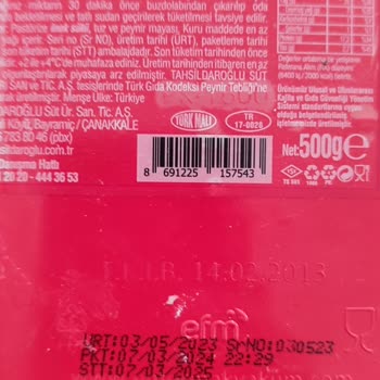 Tahsildaroğlu Lokum Kıvamında Beyaz Peynir Kötü Kokuyor