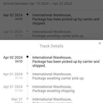 Shein Order Tracking Issue - "Query Result Temporarily Unavailable"