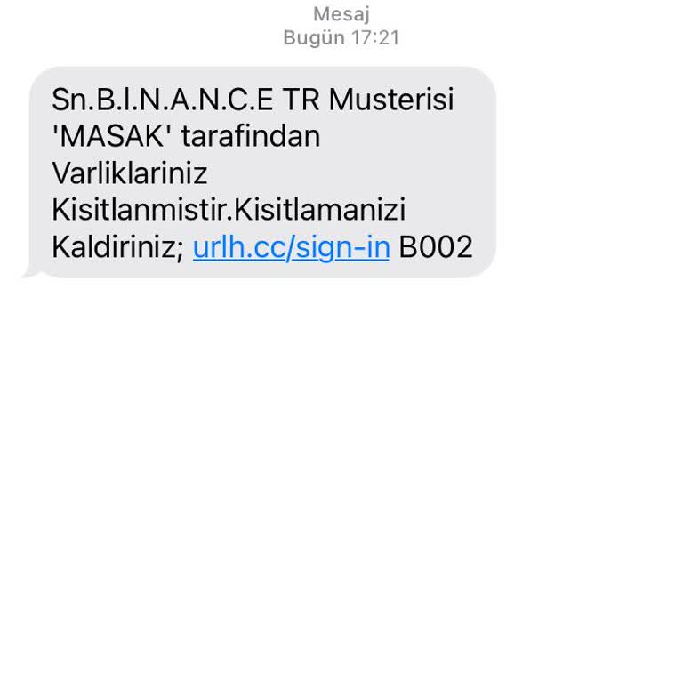 Binance TR Alakasız Mesaj/şikayet/dahilim Yoktur.