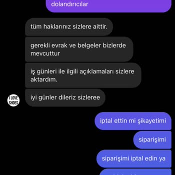 iloveshoes.com.tr Hayal Kırıklığına Uğratan Alışveriş Deneyimi