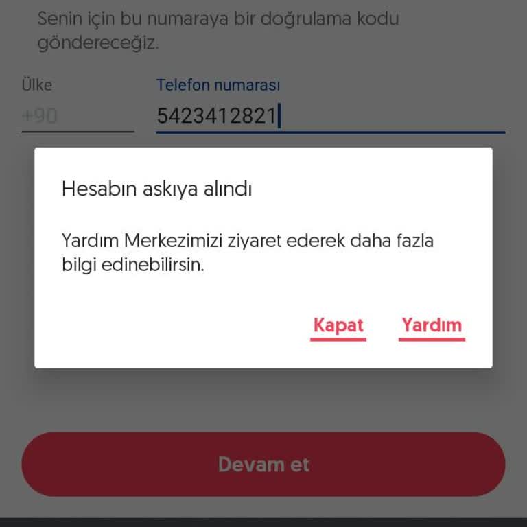 Letgo 8 Ay Önce Hesabım Askıya Alındı Hiçbir Çözülme Olmadı