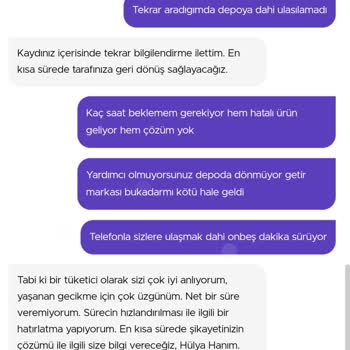 Getir Açık Gönderilen Kozmetik Ürünü