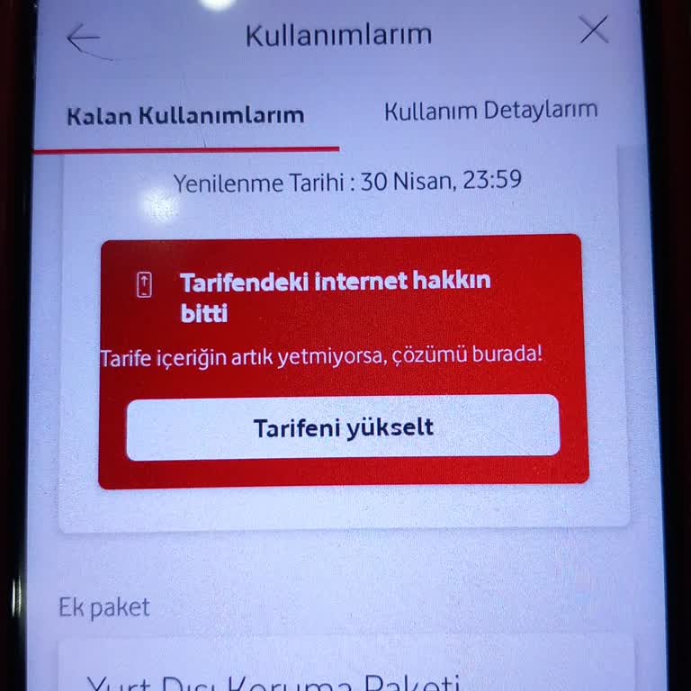 Vodafone Farlı Fatura C