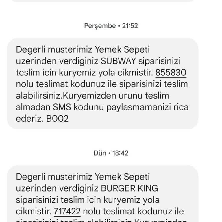 Yemeksepeti Müşteri Hizmetlerinin Yalan Söylemesi