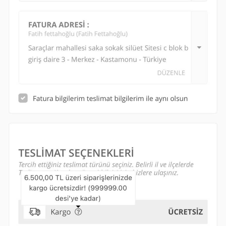 Modalife Mobilya Ücretsiz Kargo