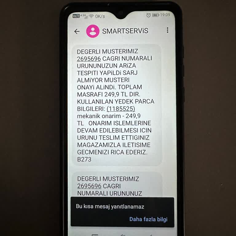 Kayseri Form Media Markt Servis Ücreti Fazla Alındı