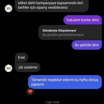 Sukulentworldd (İnstagram) Mağdur Oldum, Dedikleri Gibi Göndermeyip Bir De Engellediler.