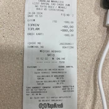 Koton Mağazasında İade Alınmaması