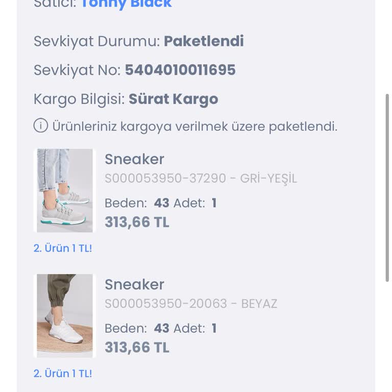LCW Sipariş Kaç Haftadır Paketlendi Olarak Görünüyor