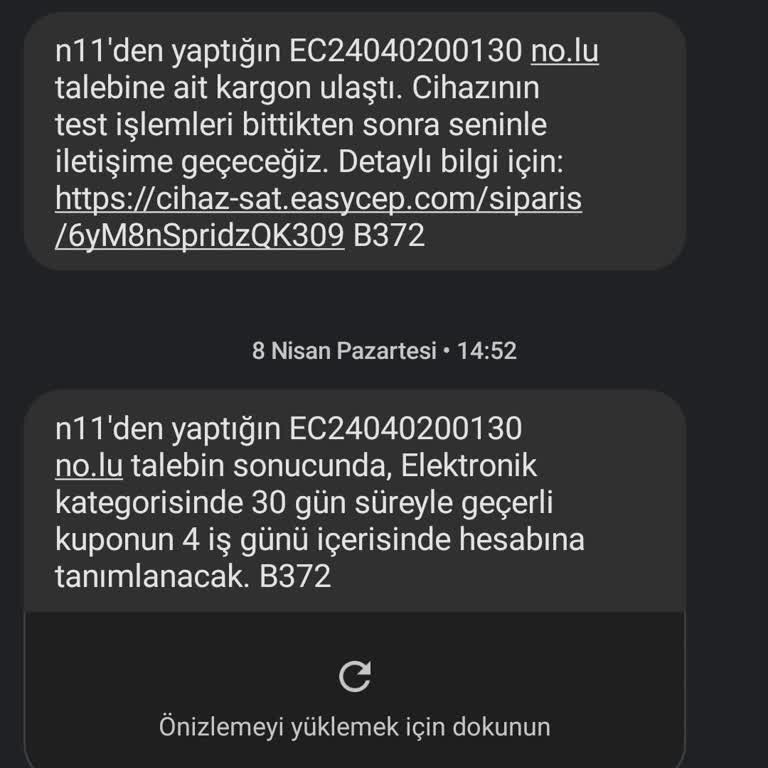 EasyCep Kuponu N11'E Tanımlanmadı