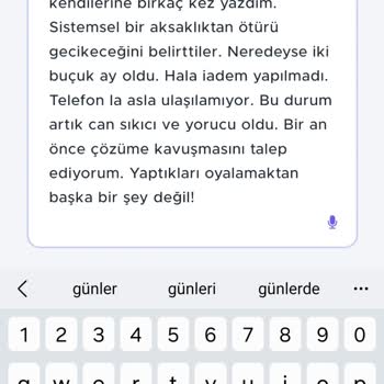 Sefamerve Ödenmeyen Geri İade