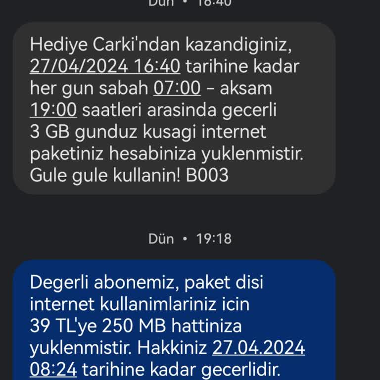 Vodafone Haberim Ve İsteğim Olmadan İnternet Tanımlıyor