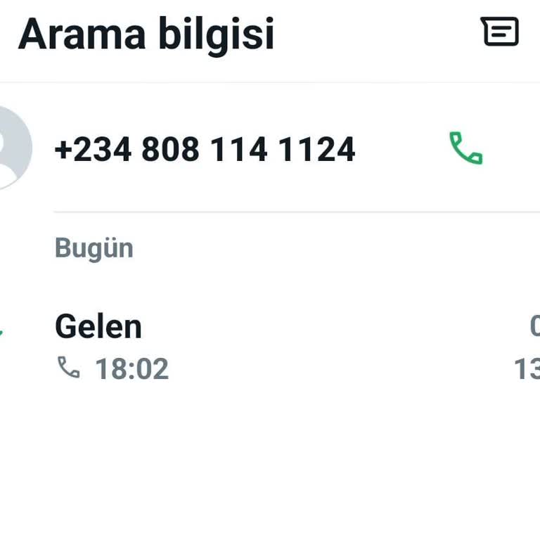 WhatsApp Bilinmeyen Numaralardan Gelen Sesli Arama
