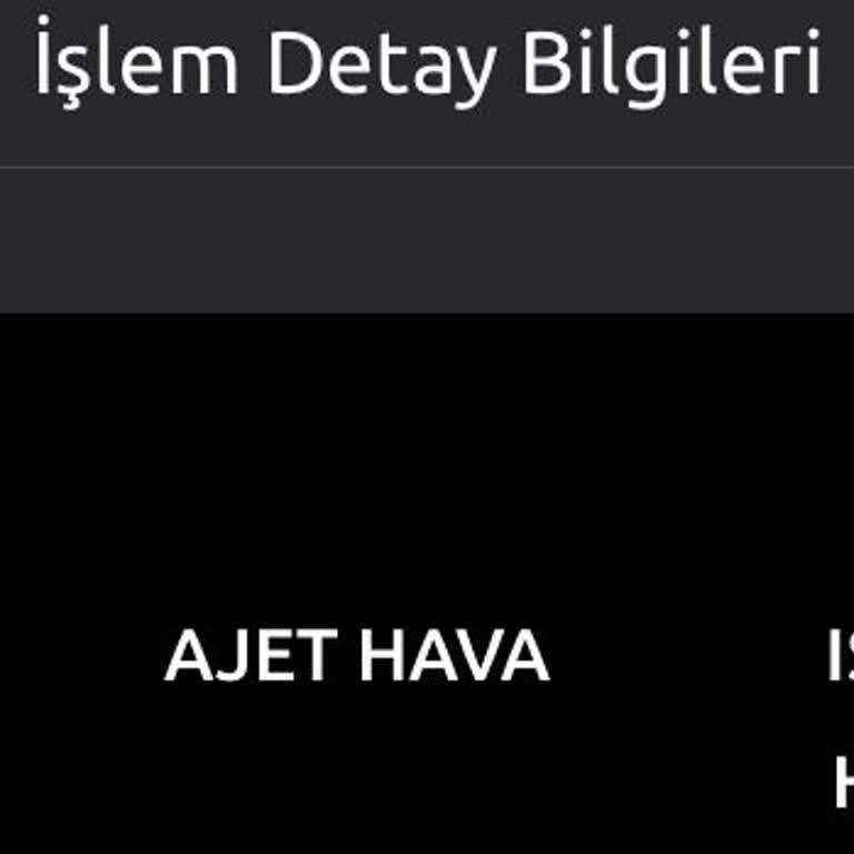 Ajet Koltuk Seçimi İptali