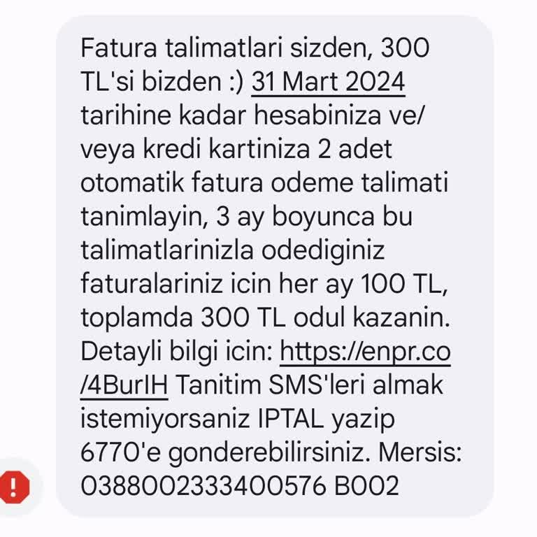 Enpara Yalan Kampanya Mesajı Atıyor