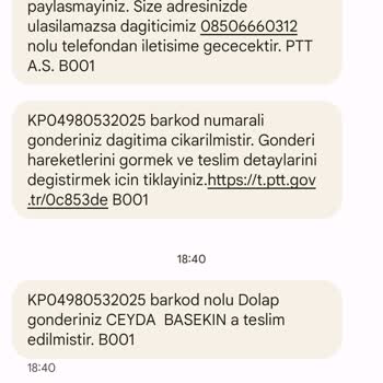 PTT Kargo Kargom Teslim Edilmemesine Rağmen Teslim Edildi Diyor