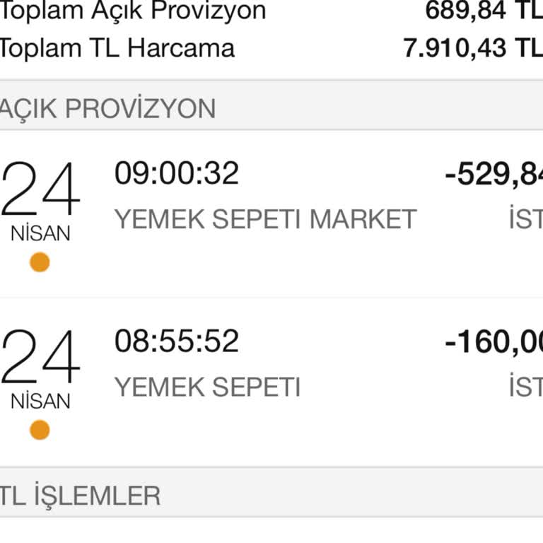 Yemeksepeti Kredi Kartı Güvenliği Sağlayamaması.