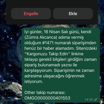Baggyshop.store Ürünüm Nerede? Beklenen Teslimat Gerçekleşmedi