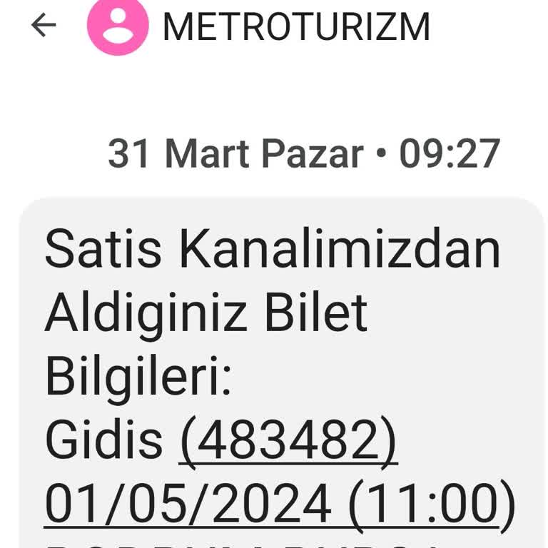 Metro Turizm Erken Bilet Yüzde Yüz Pahalı İmiş.